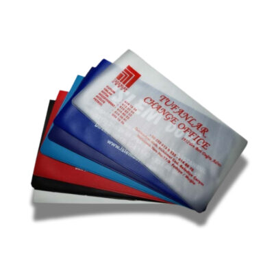 PVC DÖVİZ PARA KILIFI BASKILI